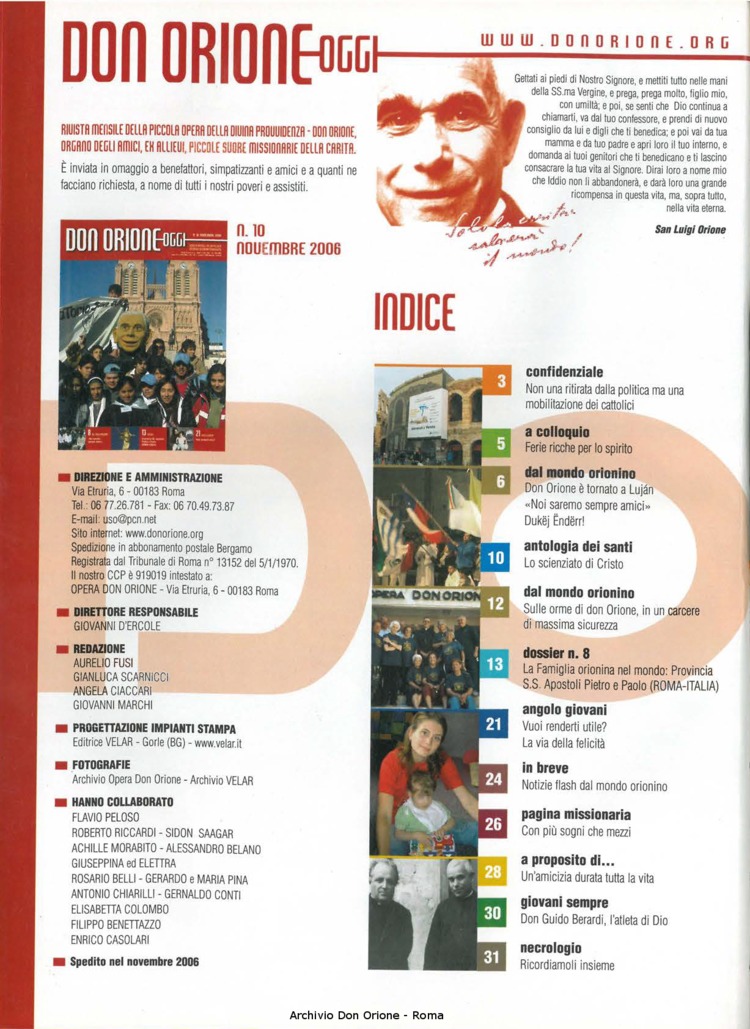 Don Orione oggi, 2006, 10, pagina 2