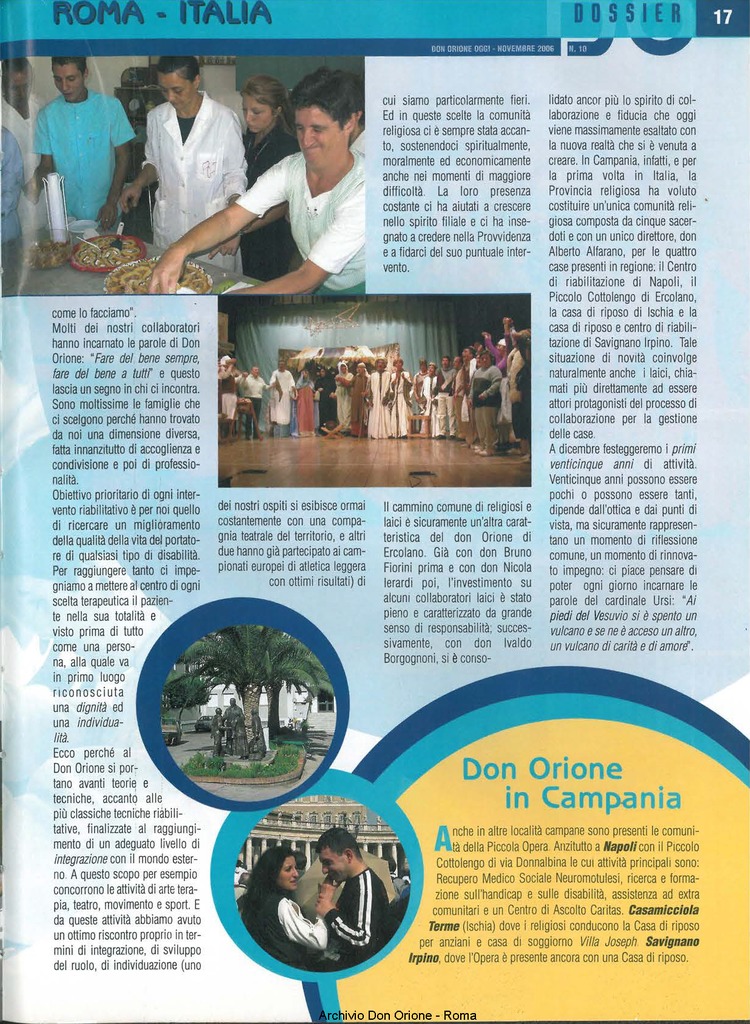 Don Orione oggi, 2006, 10, pagina 17