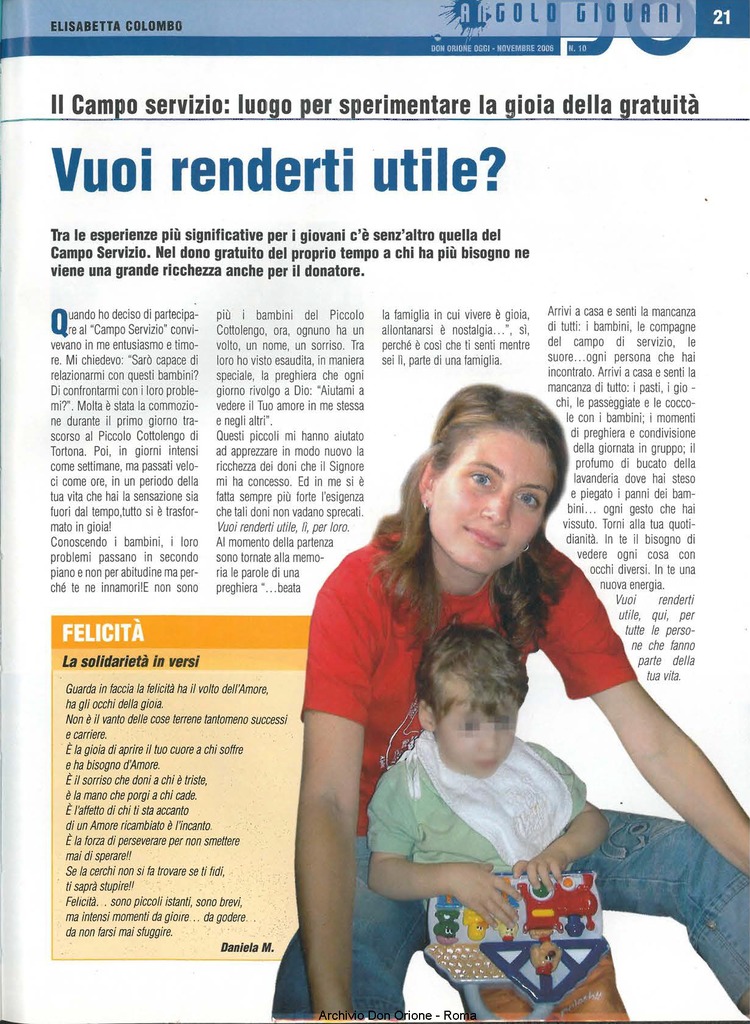 Don Orione oggi, 2006, 10, pagina 21