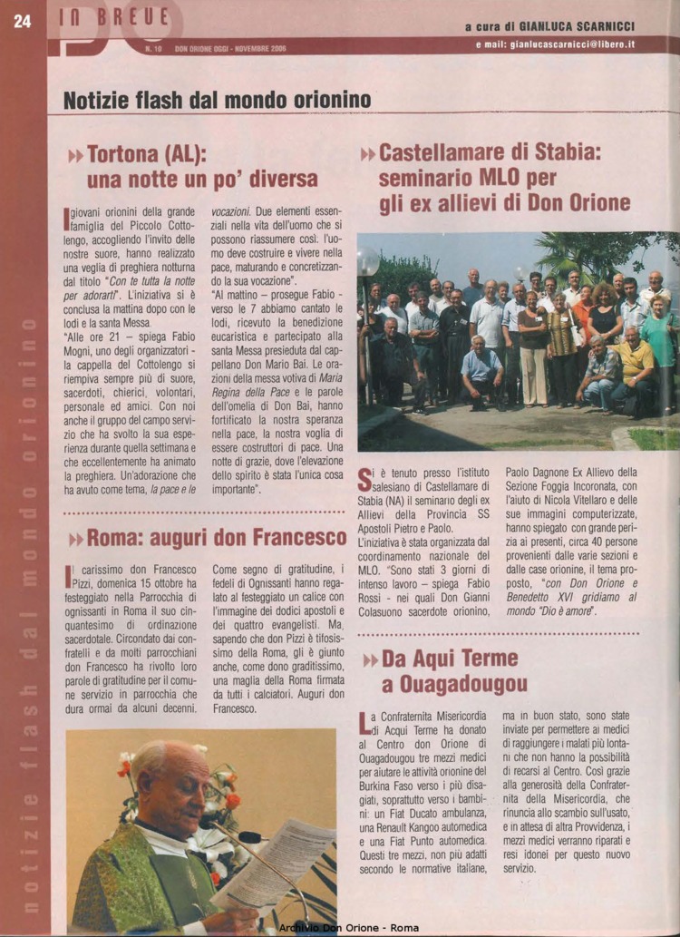Don Orione oggi, 2006, 10, pagina 24
