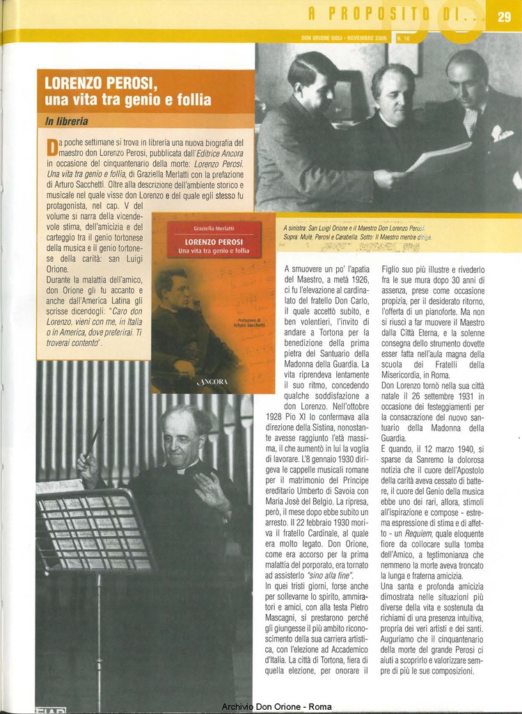 Don Orione oggi, 2006, 10, pagina 29