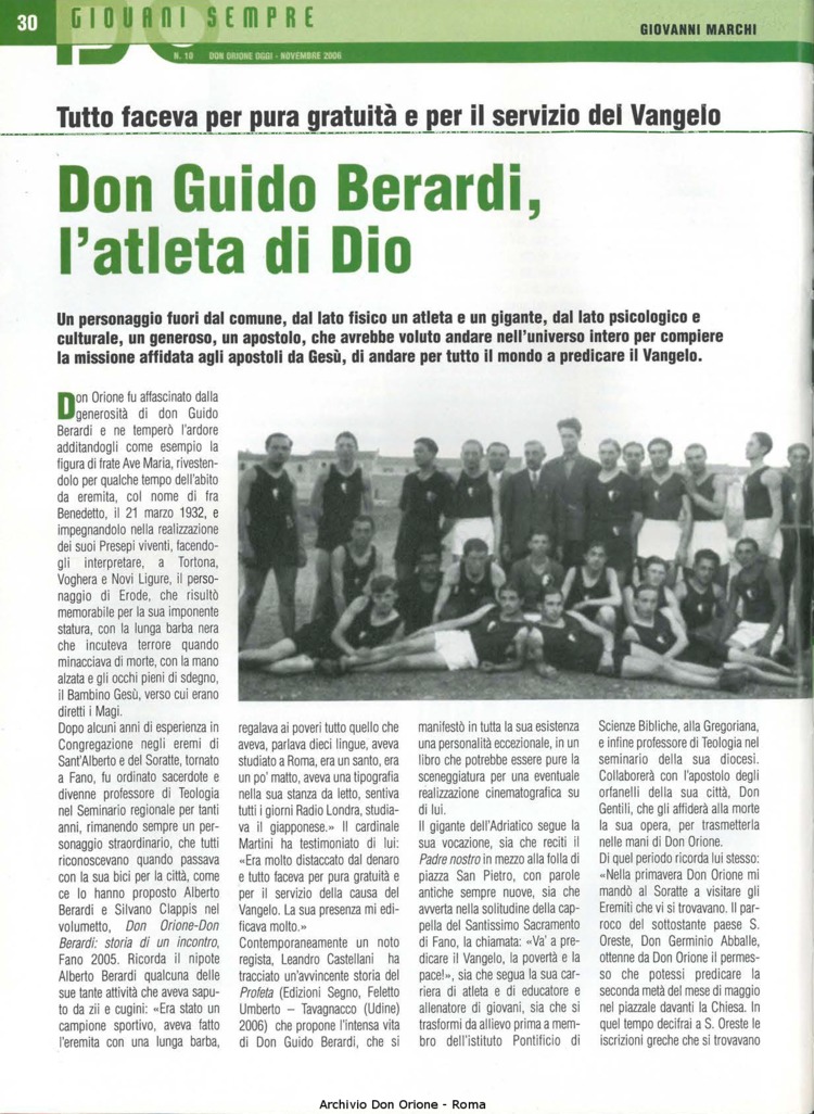 Don Orione oggi, 2006, 10, pagina 30