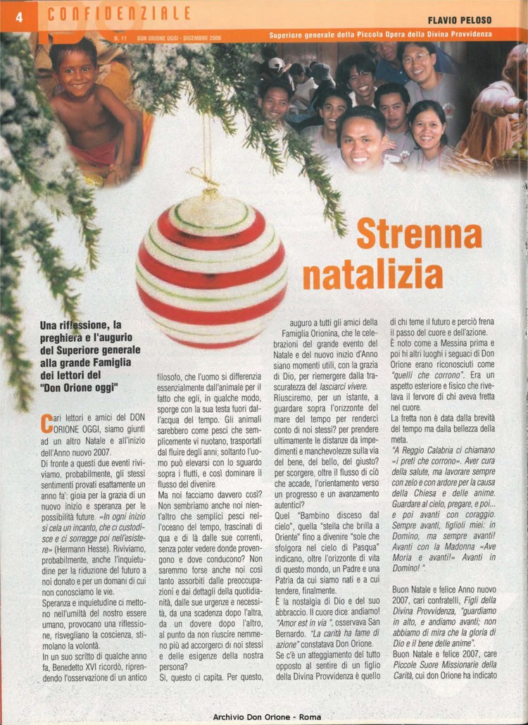 Don Orione oggi, 2006, 11, pagina 4