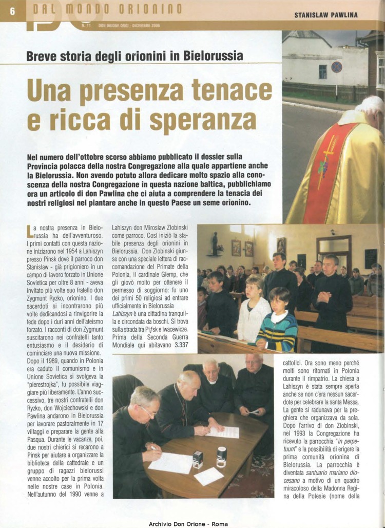 Don Orione oggi, 2006, 11, pagina 6