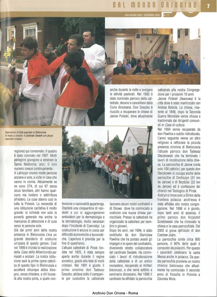 Don Orione oggi, 2006, 11, pagina 7