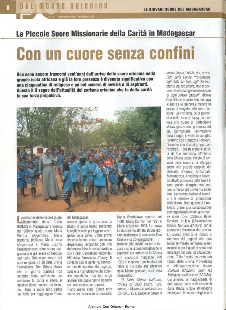 Don Orione oggi, 2006, 11, pagina 8