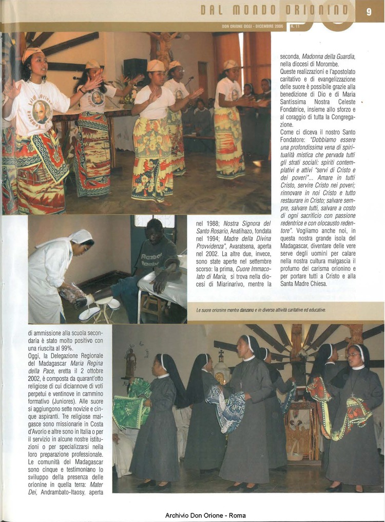 Don Orione oggi, 2006, 11, pagina 9
