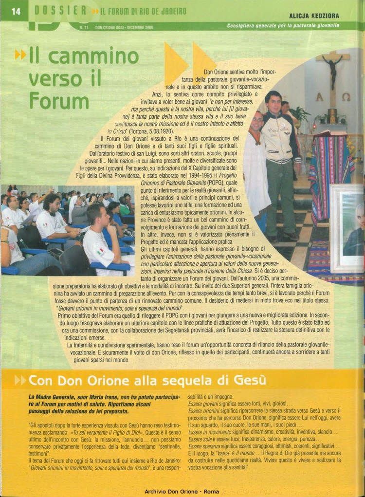 Don Orione oggi, 2006, 11, pagina 14