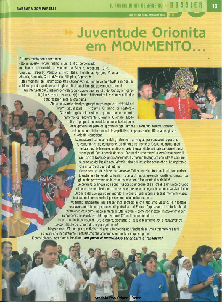 Don Orione oggi, 2006, 11, pagina 15