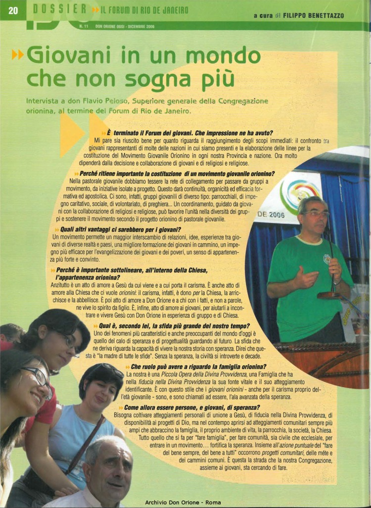 Don Orione oggi, 2006, 11, pagina 20