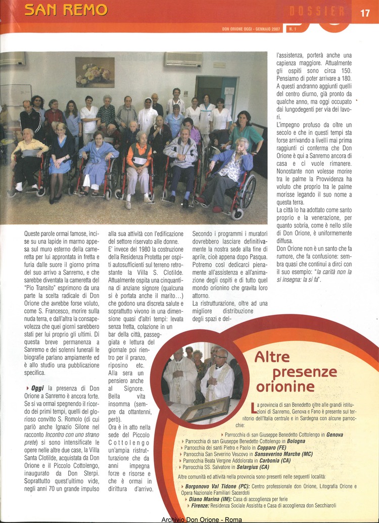 Don Orione oggi, 2007, 01, pagina 17
