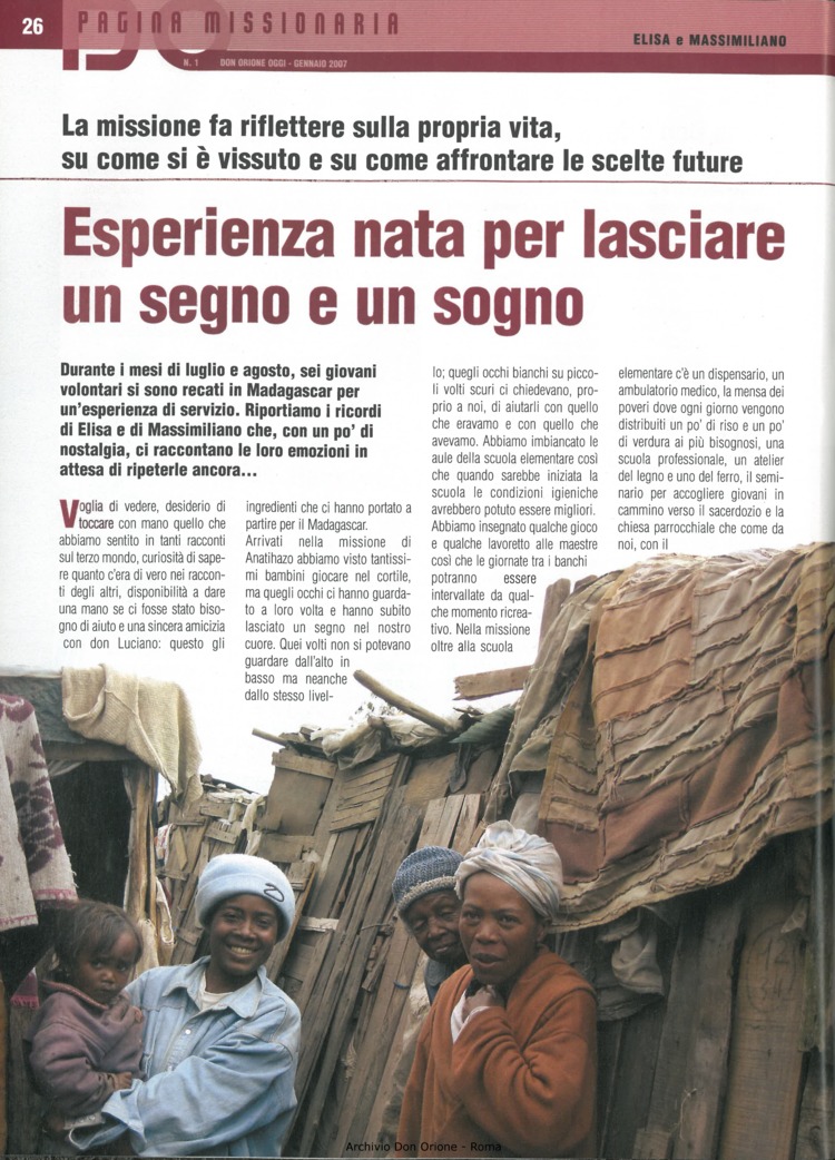 Don Orione oggi, 2007, 01, pagina 26