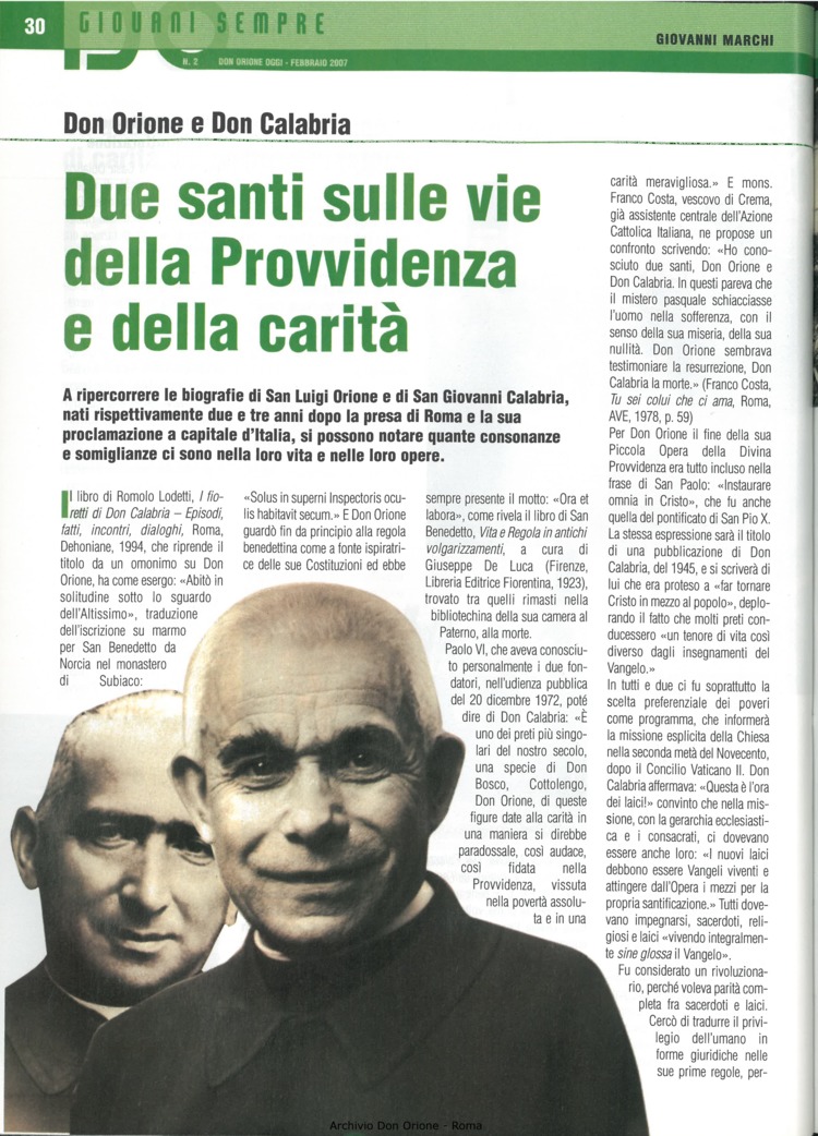 Don Orione oggi, 2007, 02, pagina 30