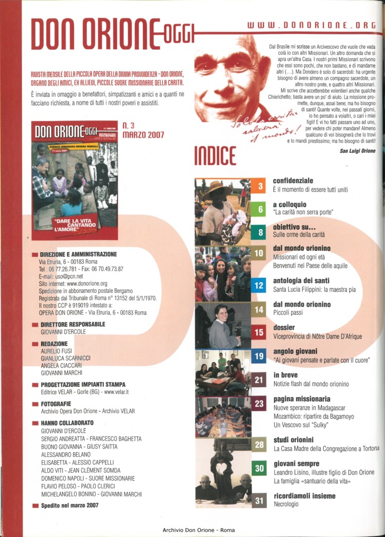 Don Orione oggi, 2007, 03, pagina 2