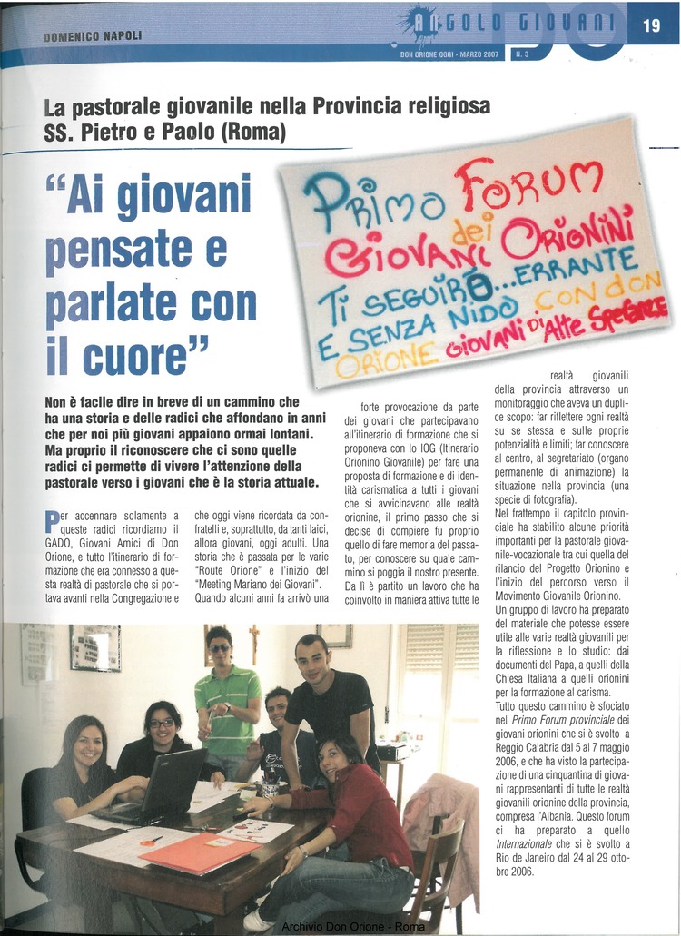 Don Orione oggi, 2007, 03, pagina 19