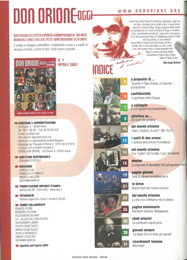 Don Orione oggi, 2007, 04, pagina 2