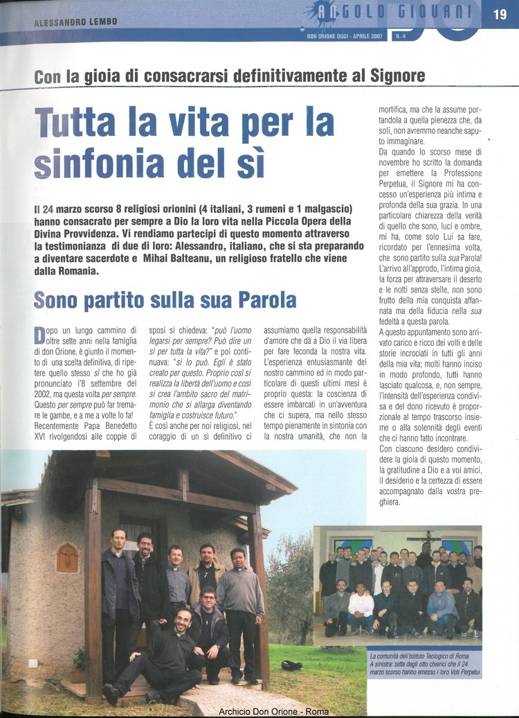 Don Orione oggi, 2007, 04, pagina 19