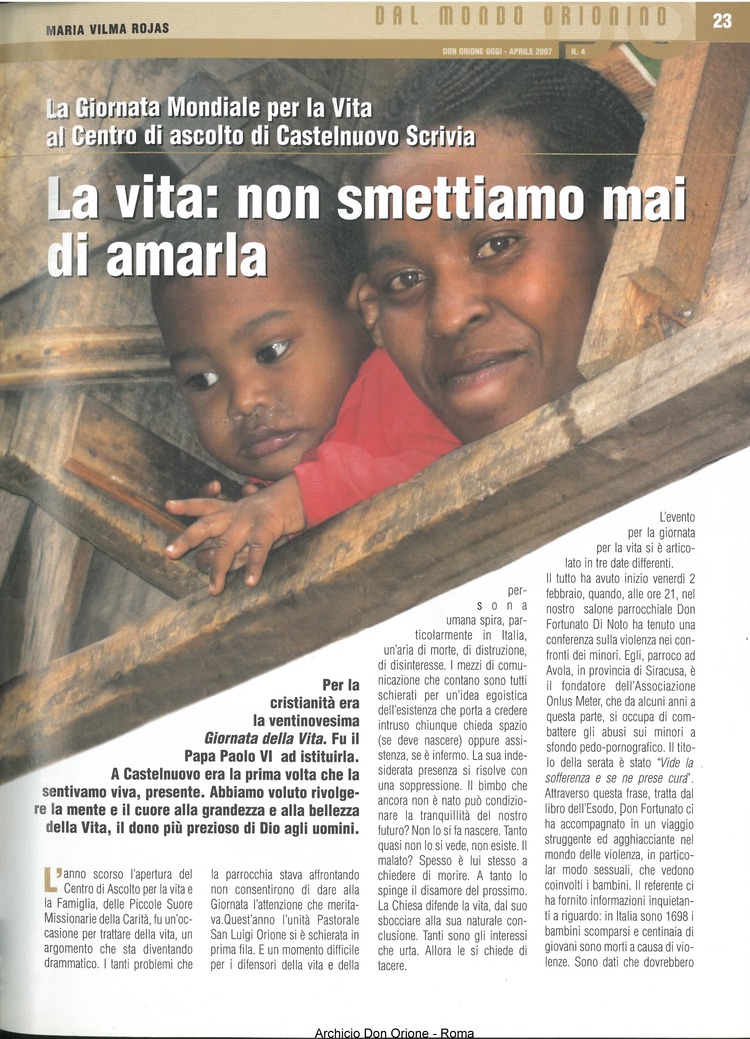 Don Orione oggi, 2007, 04, pagina 23
