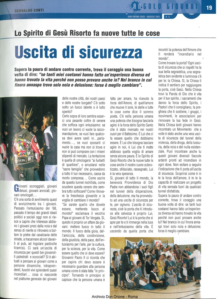 Don Orione oggi, 2007, 05, pagina 19