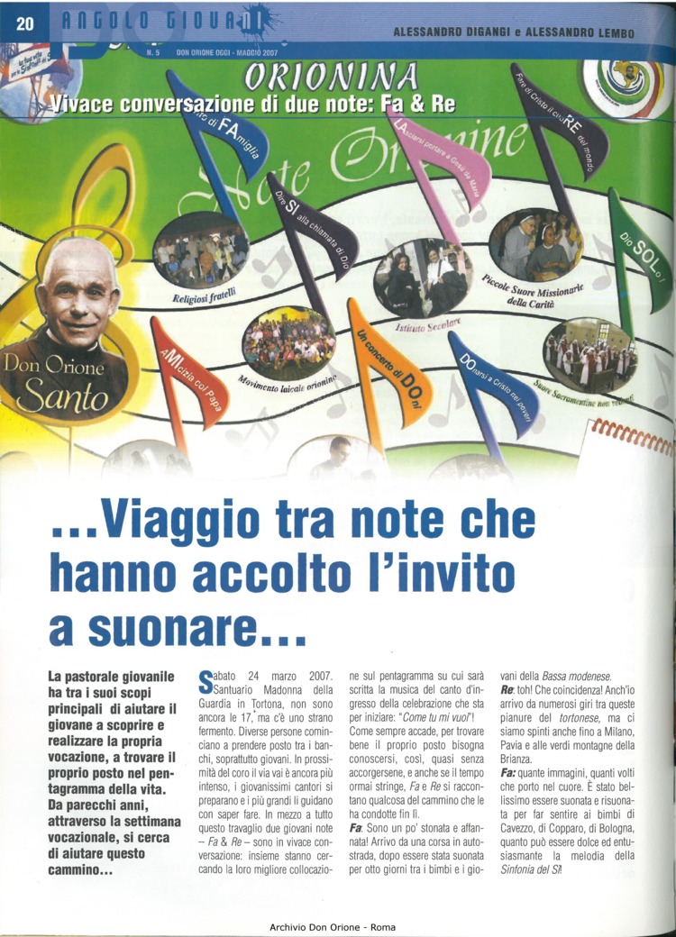 Don Orione oggi, 2007, 05, pagina 20
