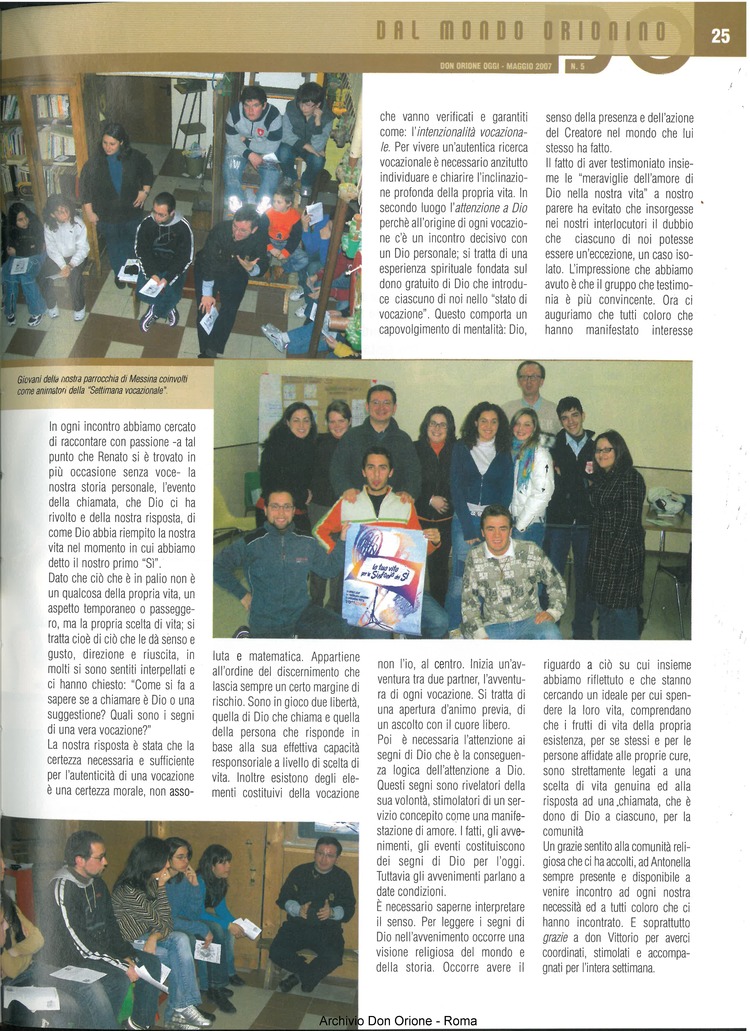 Don Orione oggi, 2007, 05, pagina 25