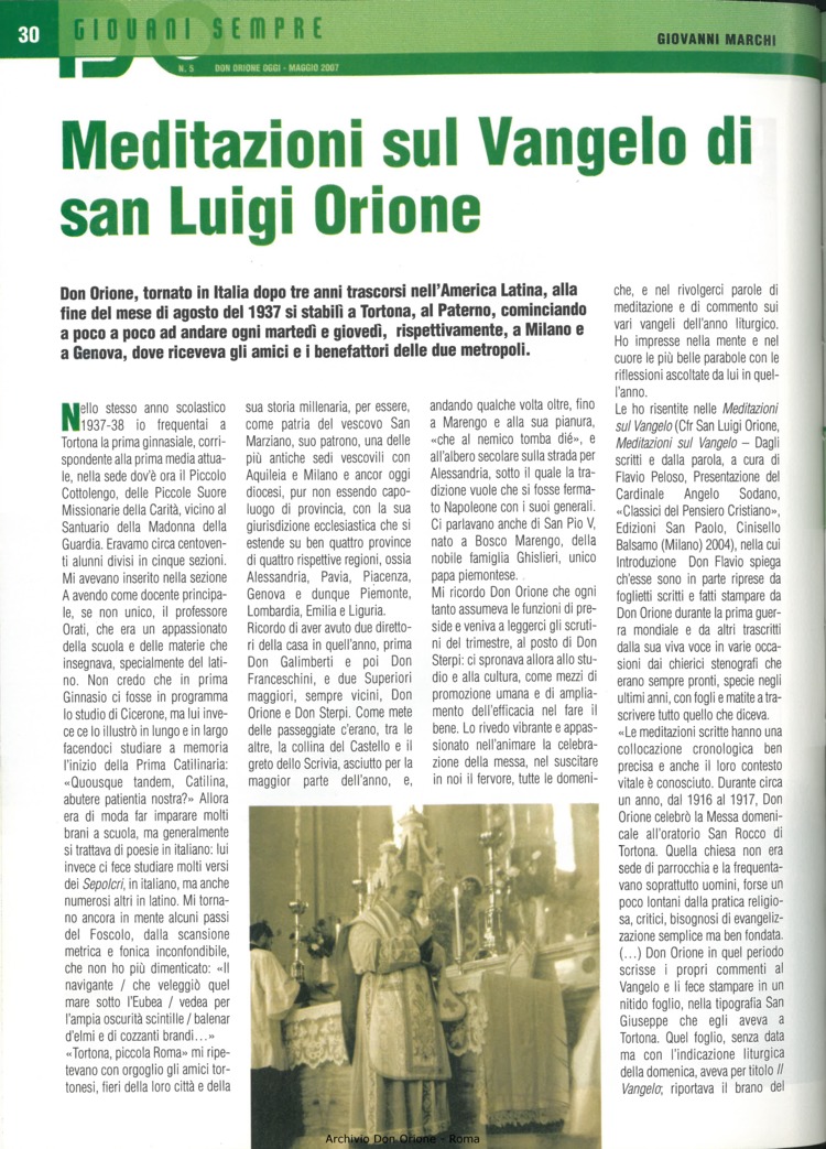 Don Orione oggi, 2007, 05, pagina 30