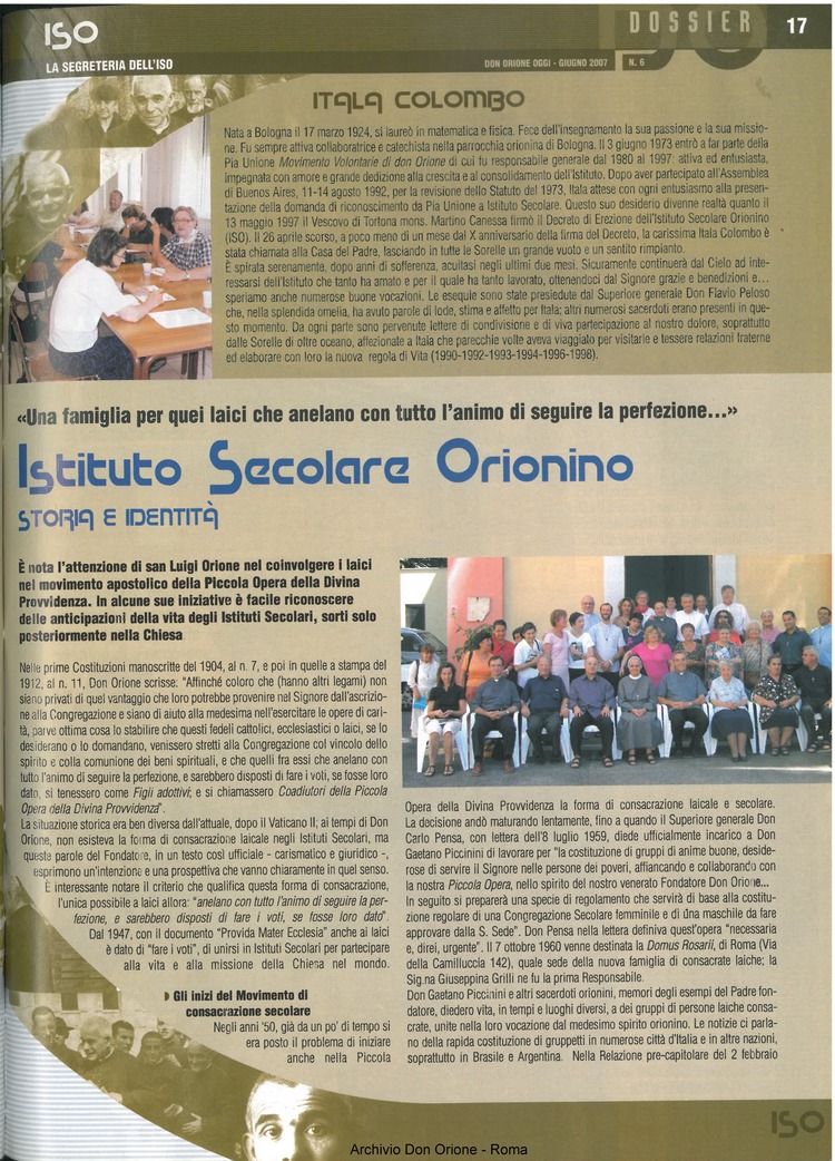 Don Orione oggi, 2007, 06, pagina 17