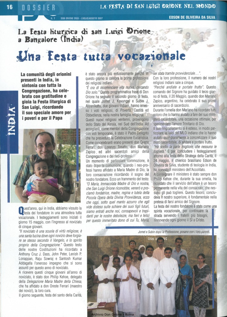 Don Orione oggi, 2007, 07, pagina 16