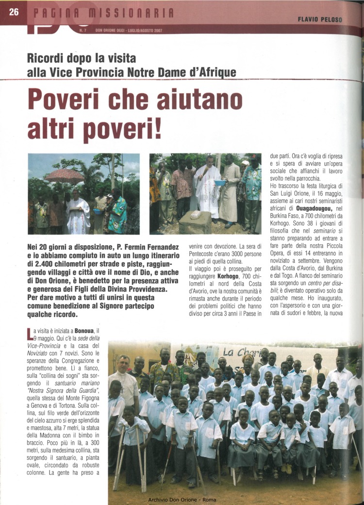 Don Orione oggi, 2007, 07, pagina 26