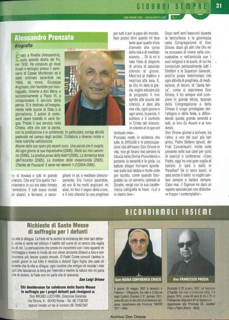 Don Orione oggi, 2007, 07, pagina 31