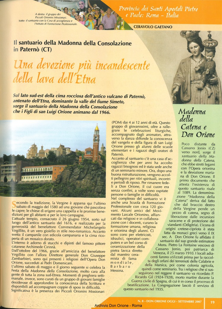 Don Orione oggi, 2007, 08, pagina 19