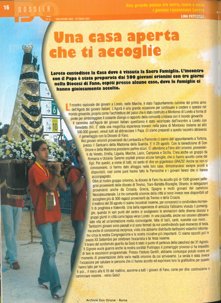 Don Orione oggi, 2007, 09, pagina 16