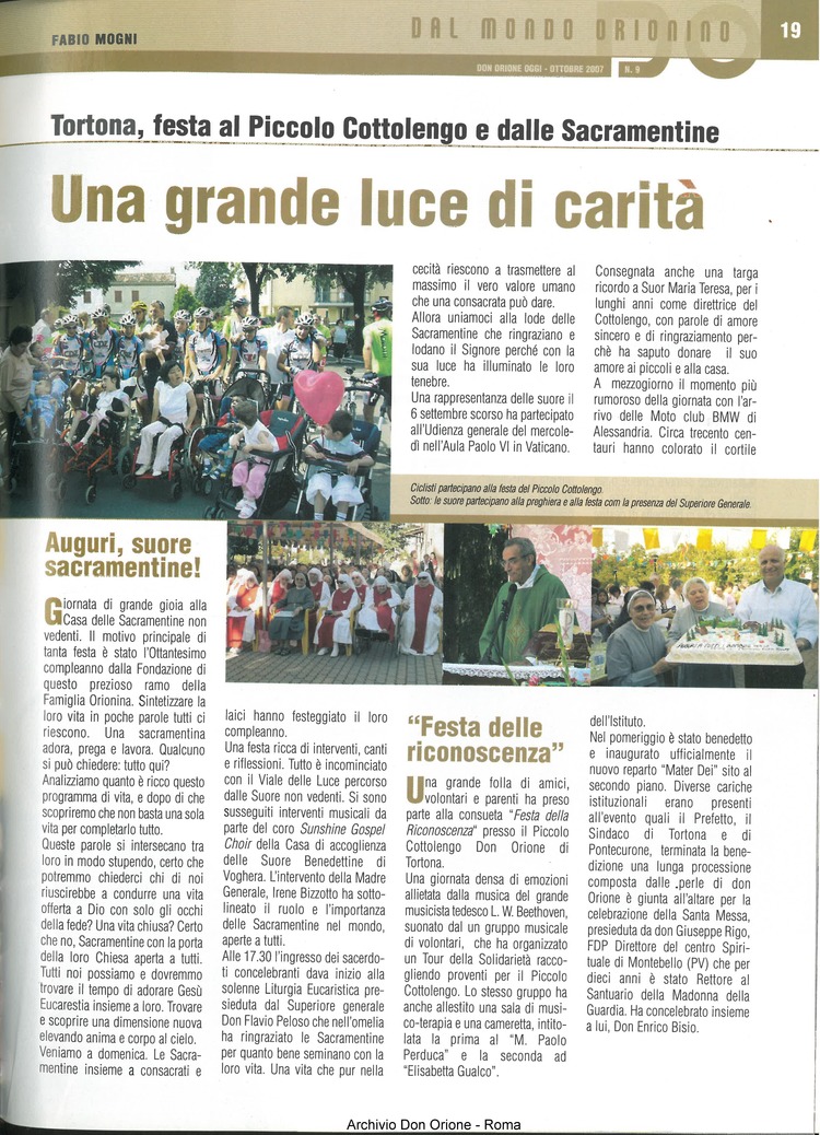 Don Orione oggi, 2007, 09, pagina 19