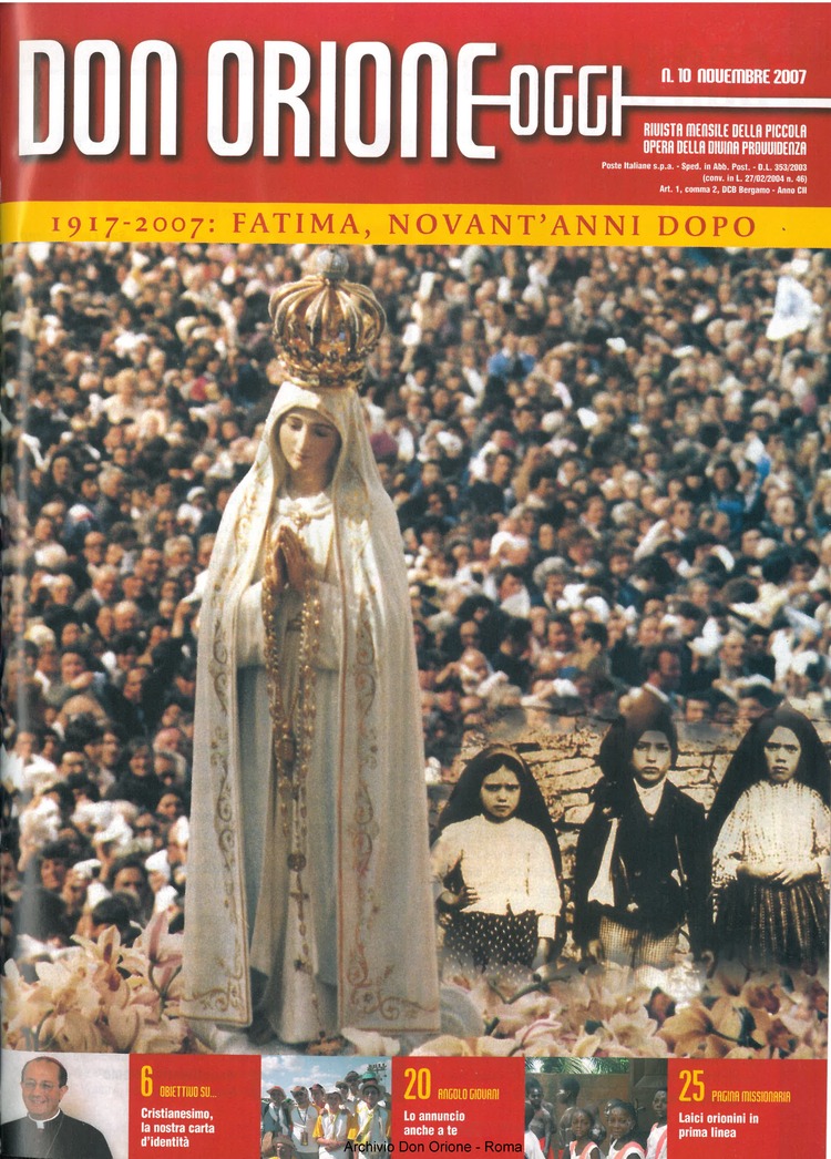 Don Orione oggi, 2007, 10, pagina 1