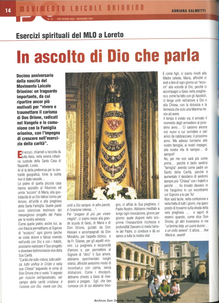 Don Orione oggi, 2007, 10, pagina 14