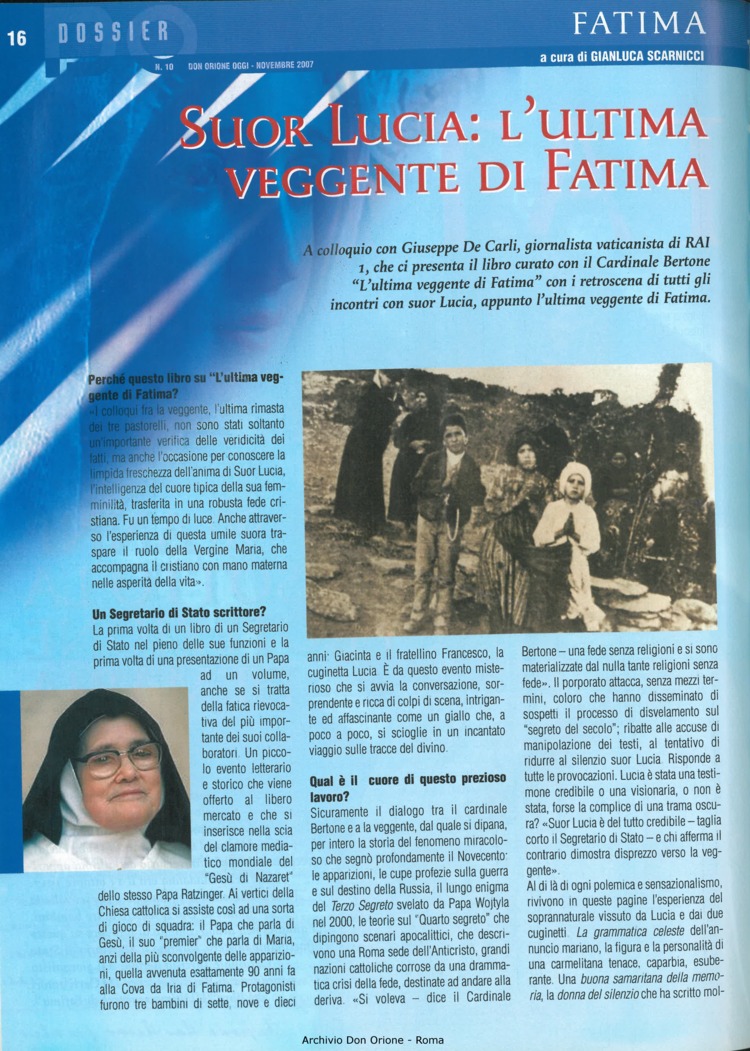 Don Orione oggi, 2007, 10, pagina 16
