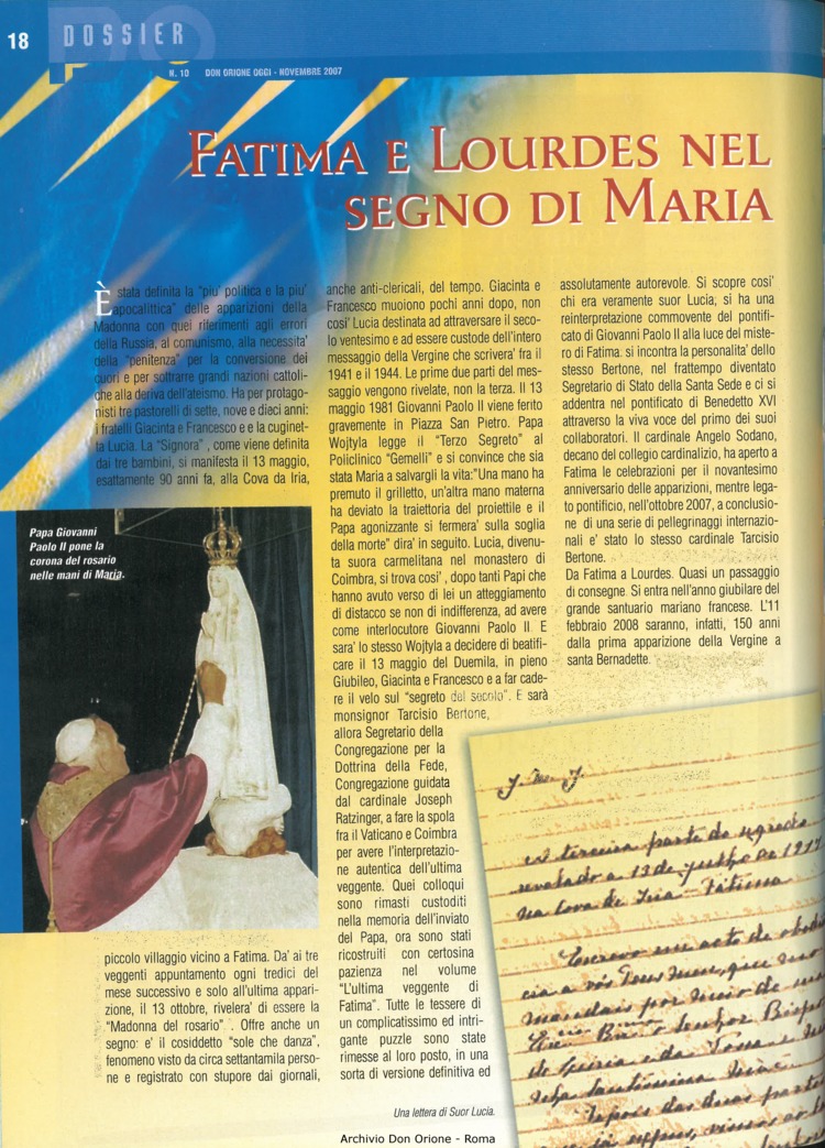 Don Orione oggi, 2007, 10, pagina 18