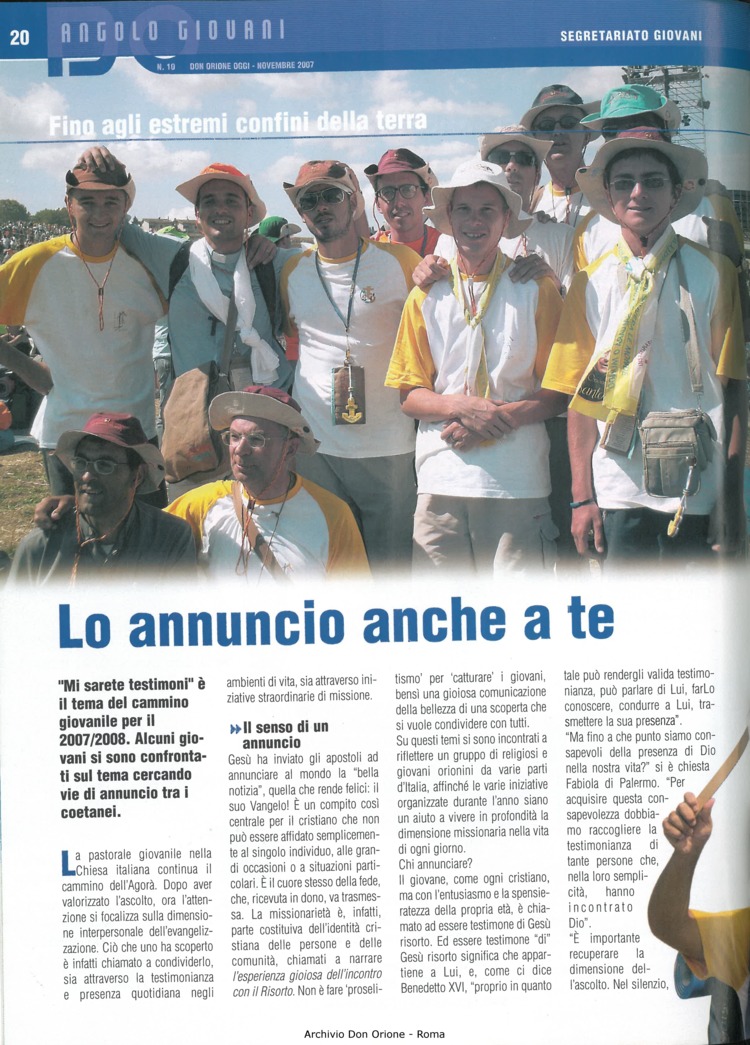 Don Orione oggi, 2007, 10, pagina 20