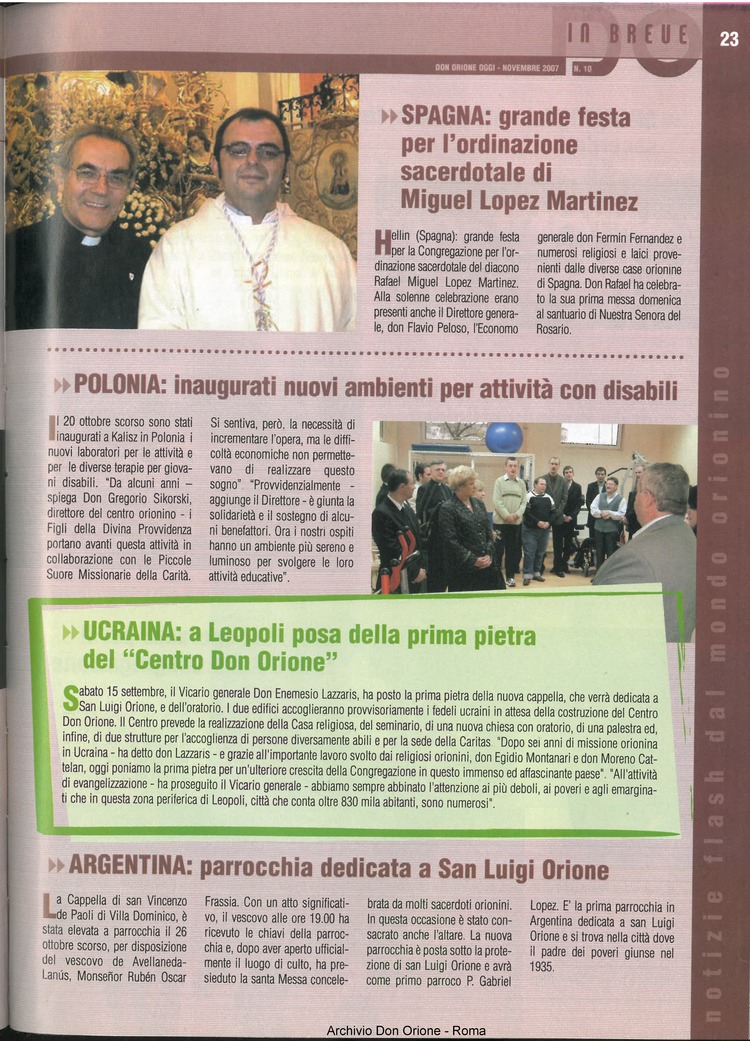 Don Orione oggi, 2007, 10, pagina 23