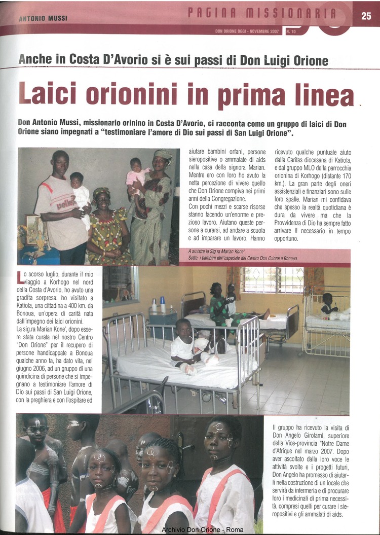 Don Orione oggi, 2007, 10, pagina 25