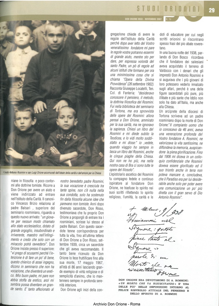 Don Orione oggi, 2007, 10, pagina 29