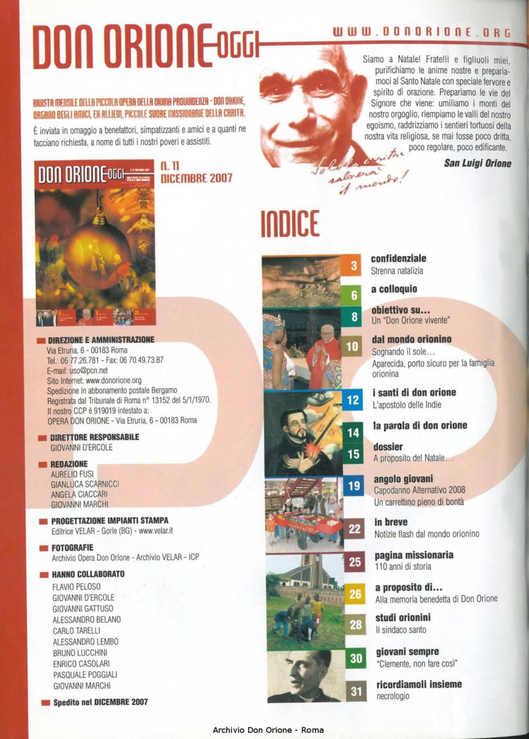 Don Orione oggi, 2007, 11, pagina 2