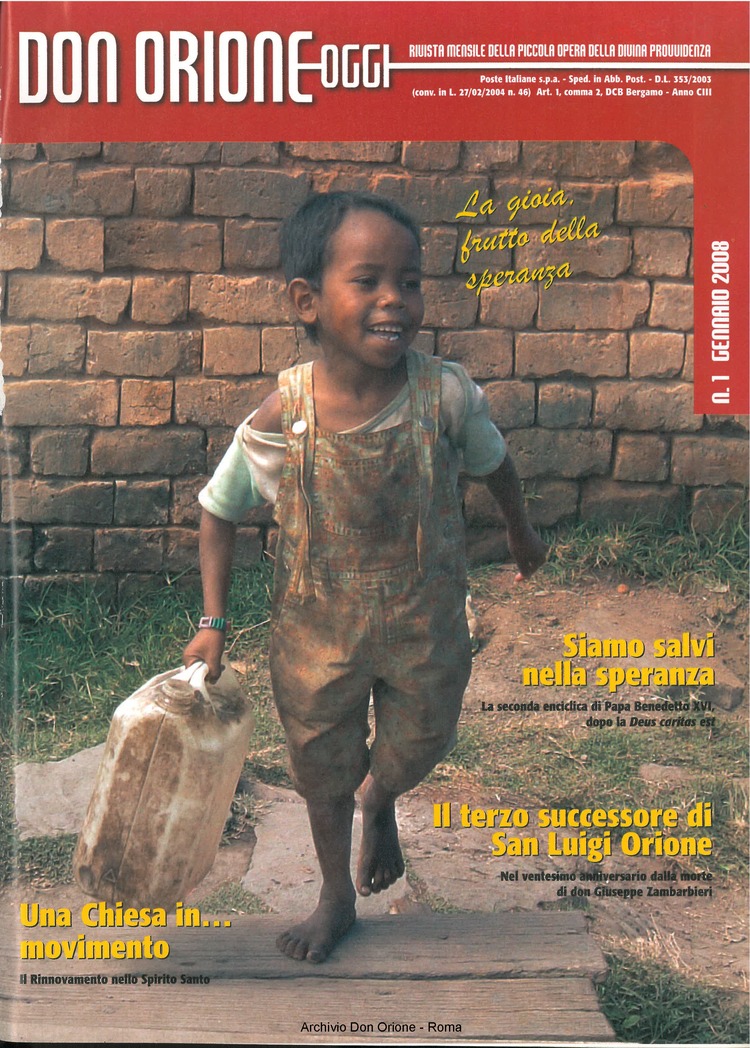Don Orione oggi, 2008, 01, pagina 1