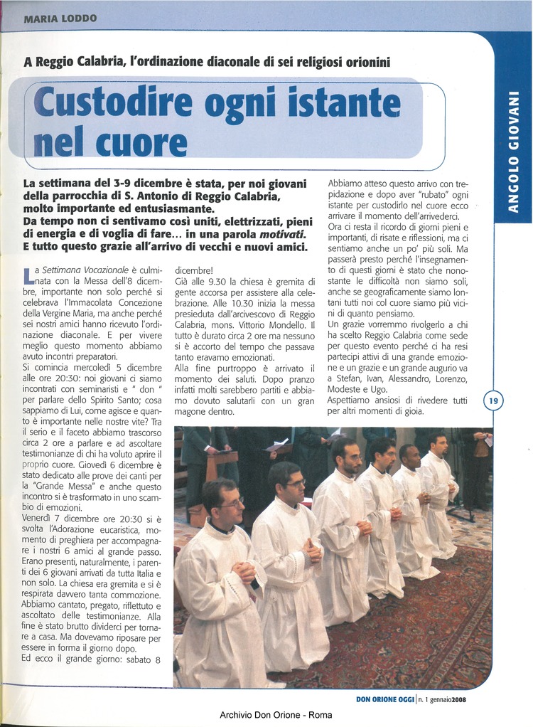 Don Orione oggi, 2008, 01, pagina 19