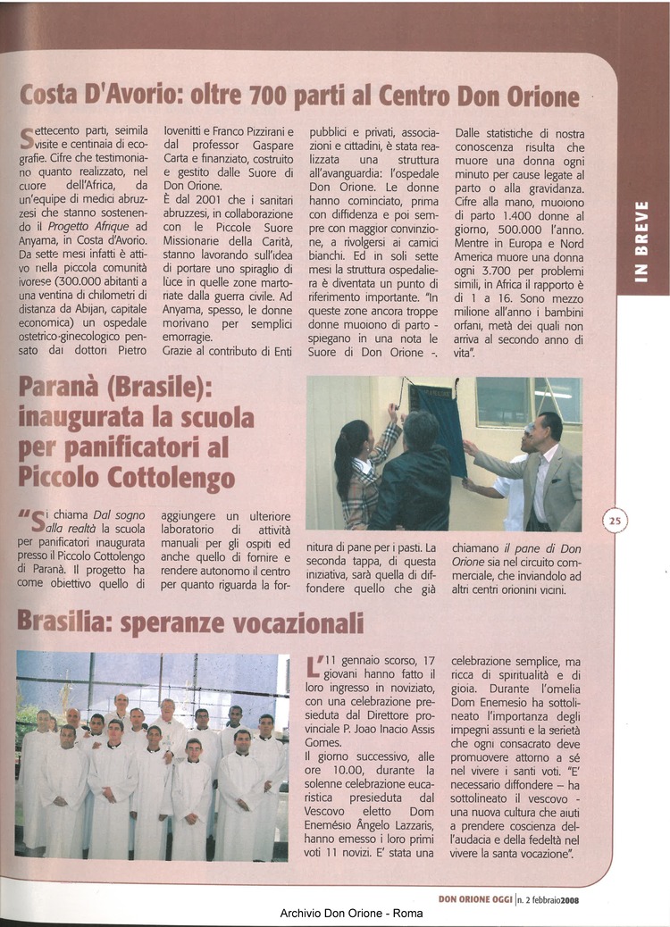 Don Orione oggi, 2008, 02, pagina 25