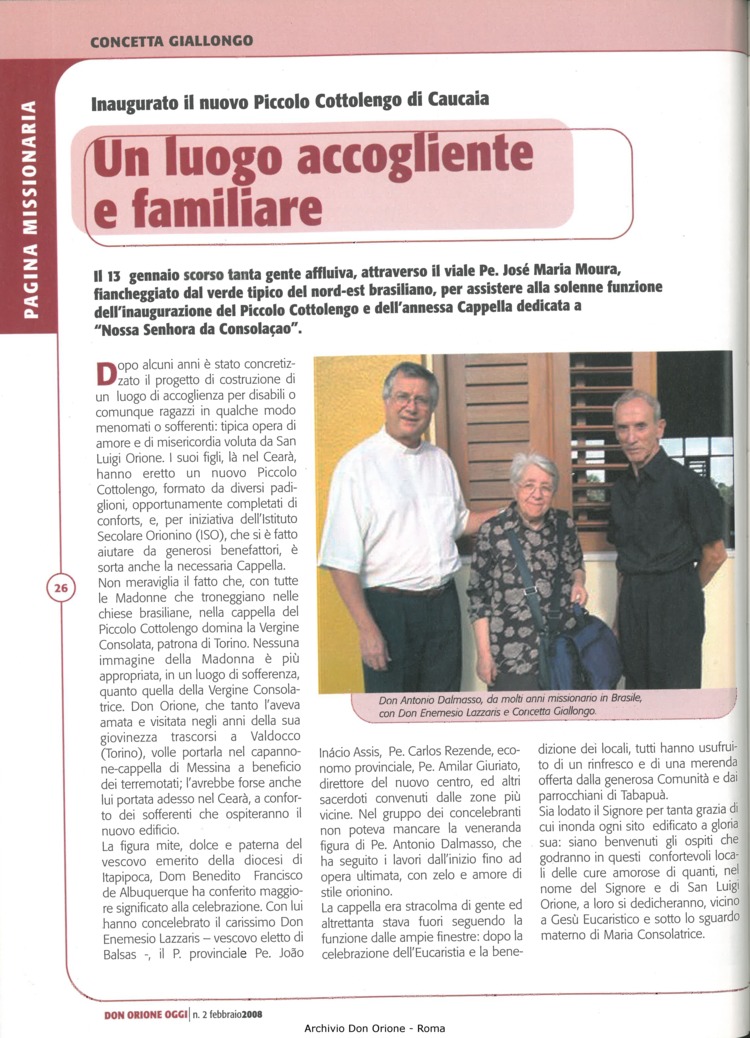 Don Orione oggi, 2008, 02, pagina 26