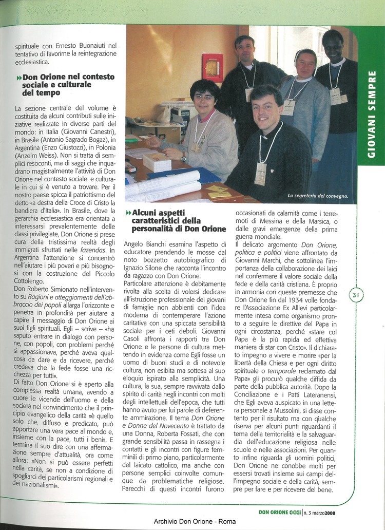 Don Orione oggi, 2008, 03, pagina 31