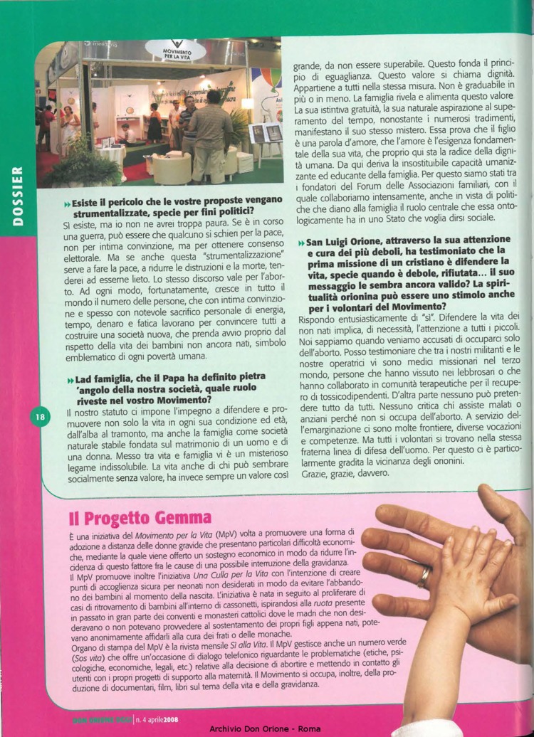 Don Orione oggi, 2008, 04, pagina 18