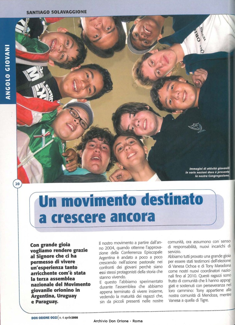 Don Orione oggi, 2008, 04, pagina 20