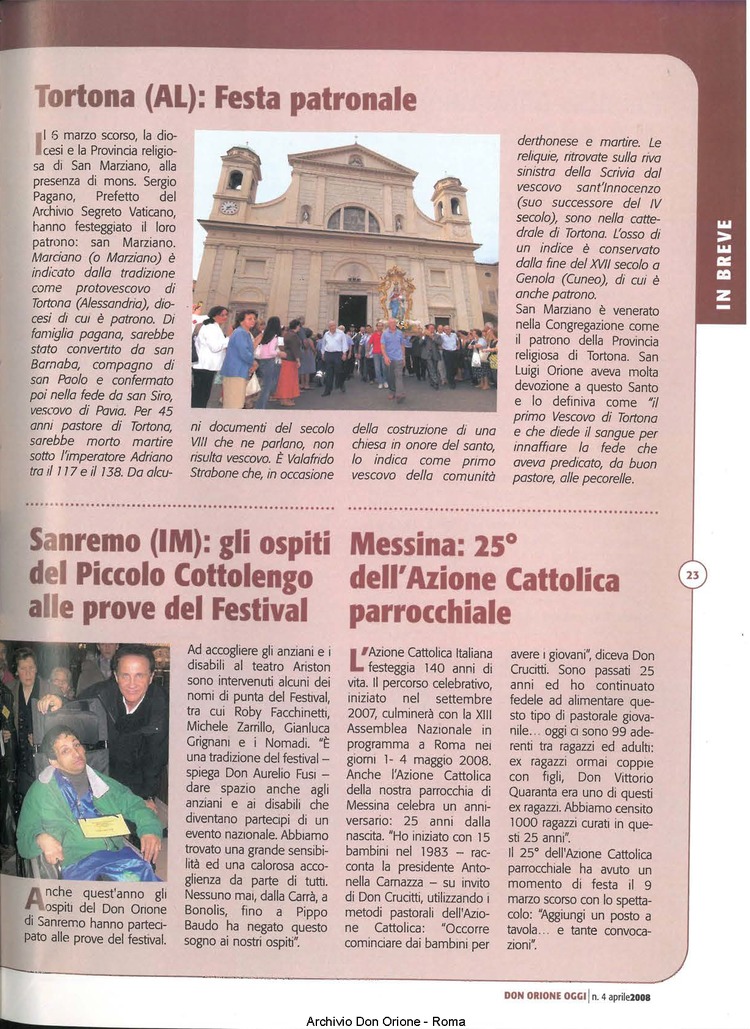 Don Orione oggi, 2008, 04, pagina 23